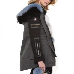 Arturo Midden Gris Col Bleu/Noir