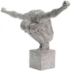 Amadeus Statuette Argentée Haltero 43 cm