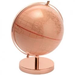 Amadeus Décoration Globe Terrestre Rose