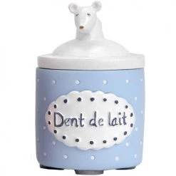 Amadeus Petite boite à dents de lait bleue