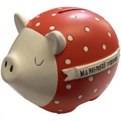 Amadeus Ma première tirelire cochon - Rouge
