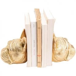 Amadeus Stop-livres Bulldog en résine