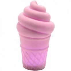 Amadeus Veilleuse Rose clair en forme de Crème Glacée - led