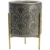 Amadeus Cache pot sur Pieds - Gris et or 18 cm 1 Amadeus Cache pot sur Pieds - Gris et or 18 cm -Amadeus Soldes Magasin 21047710 500 A