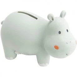 Amadeus Petite tirelire Hippopotame gris