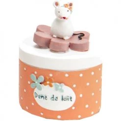 Amadeus 56214 - Boite à dents de lait souris - Pêche et bleu