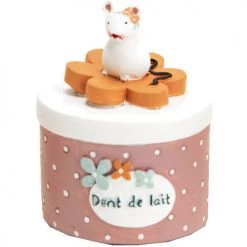 Amadeus 56215 - Boite à dents de lait souris - Parme