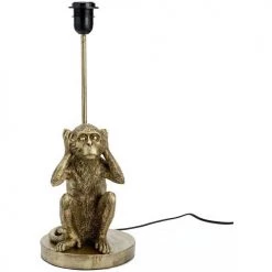 Amadeus Base de Lampe de table Singe 37 cm - N'entends pas