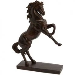 Amadeus Grand Cheval décoratif sur socle