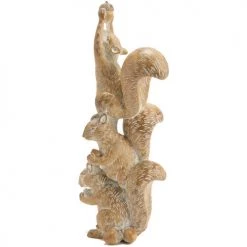 Amadeus Statuette Écureuils en résine