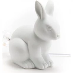 Amadeus Lampe à poser Lapin en porcelaine