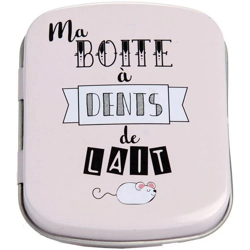 Amadeus Boite à dents de lait Rose en métal 3 Amadeus Boite à dents de lait Rose en métal