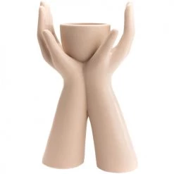 Amadeus Statuette vide poche mains en porcelaine