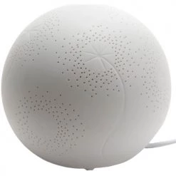 Amadeus Lampe à poser blanche graminées 14 cm