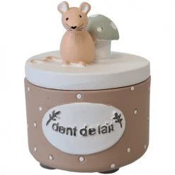 Amadeus Petite boite taupe à dents de lait