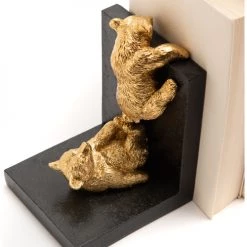 Amadeus Serre Livre Ours en résine Or -Amadeus Soldes Magasin 23819839 500 C