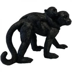 Amadeus Statuette de décoration Maman singe et bébé -Amadeus Soldes Magasin 23852791 500 C